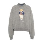 Grijze Sweatshirt Aw24 Dameskleding Ralph Lauren , Gray , Dames