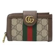 Pre-owned Canvas wallets Gucci Vintage , Brown , Dames