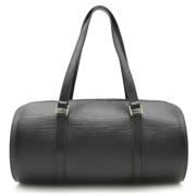 Pre-owned Leather louis-vuitton-bags Louis Vuitton Vintage , Black , D...