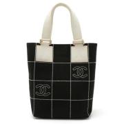 Pre-owned Canvas chanel-bags Chanel Vintage , Black , Dames