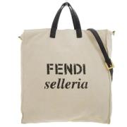 Pre-owned Canvas fendi-bags Fendi Vintage , Brown , Dames