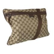 Pre-owned Canvas gucci-bags Gucci Vintage , Brown , Dames