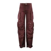 Lange Broek Fern Stijlvol Ontwerp The Attico , Brown , Dames