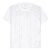 Crème Wit Opengebreide Top Junya Watanabe , White , Dames