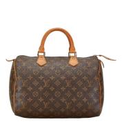 Pre-owned Canvas handbags Louis Vuitton Vintage , Brown , Dames