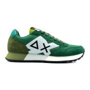 Groene Sneakers Jaki Model Sun68 , Green , Heren