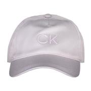 Paarse Dames Visor Logo Hoed Calvin Klein , Purple , Unisex