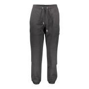 Sportieve Zwarte Damesbroek Calvin Klein , Black , Heren