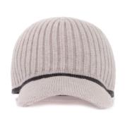 Luxe Gebreide Baseballpet Brunello Cucinelli , Gray , Unisex