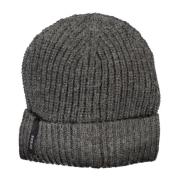 Heren Grijs Logo Beanie Muts Guess , Gray , Unisex