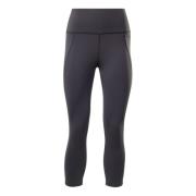 3/4 High-Rise Tight Leggings Reebok , Black , Dames