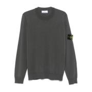 Grijze Sweatshirt Aw24 Stone Island , Gray , Heren