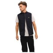 Hybrid Double Baffle Bodywarmer Heren Zwart Lyle & Scott , Black , Her...