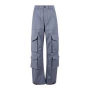 Cargo Broek in Licht Tailoring Golden Goose , Blue , Dames