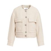 Off White Gouveau Jas Essentiel Antwerp , Beige , Dames