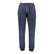 Blauwe Katoenen Sportbroek met Elastische Taille La Martina , Blue , H...