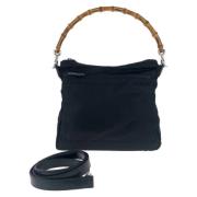 Pre-owned Canvas gucci-bags Gucci Vintage , Black , Dames