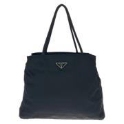 Pre-owned Canvas prada-bags Prada Vintage , Black , Dames