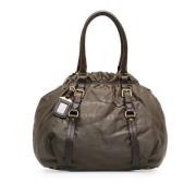 Pre-owned Canvas prada-bags Prada Vintage , Brown , Dames