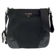 Pre-owned Canvas prada-bags Prada Vintage , Black , Dames