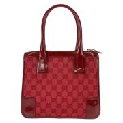 Pre-owned Canvas gucci-bags Gucci Vintage , Red , Dames