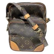 Pre-owned Canvas louis-vuitton-bags Louis Vuitton Vintage , Brown , Da...