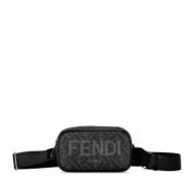 Pre-owned Plastic crossbody-bags Fendi Vintage , Black , Dames