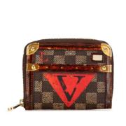 Pre-owned Canvas wallets Louis Vuitton Vintage , Brown , Dames