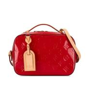 Pre-owned Leather louis-vuitton-bags Louis Vuitton Vintage , Red , Dam...