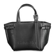 Zwarte dames tas met afneembare band Calvin Klein , Black , Dames