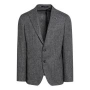 Montecarlo Single-Breasted Jas Tagliatore , Gray , Heren