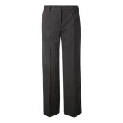 Wijde broek met persplooi Alberto Biani , Gray , Dames