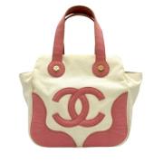 Pre-owned Canvas chanel-bags Chanel Vintage , Pink , Dames