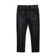 Stonewashed Tapered-Fit Jeans Acne Studios , Gray , Heren