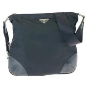 Pre-owned Canvas prada-bags Prada Vintage , Black , Dames