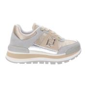 Leren en Stoffen Sneakers Liu Jo , Gray , Dames