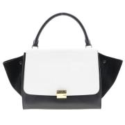 Pre-owned Leather handbags Celine Vintage , Black , Dames