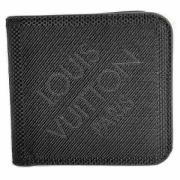 Pre-owned Canvas wallets Louis Vuitton Vintage , Black , Dames