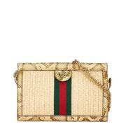 Pre-owned Fabric gucci-bags Gucci Vintage , Beige , Dames