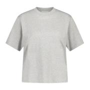 Pima Katoen T-shirt, Gemaakt in Portugal Loulou Studio , Gray , Dames