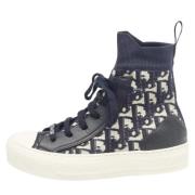 Pre-owned Fabric sneakers Dior Vintage , Blue , Dames