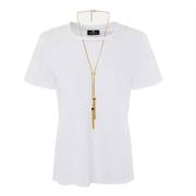 T-Shirts Elisabetta Franchi , White , Dames