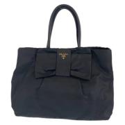 Pre-owned Canvas prada-bags Prada Vintage , Black , Dames