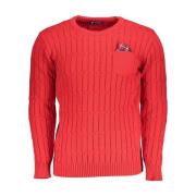 Twisted Crewneck Sweater met Contrastdetails U.s. Polo Assn. , Pink , ...