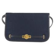 Pre-owned Canvas crossbody-bags Dior Vintage , Blue , Dames