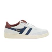 Blauw Leren Contact Schoenen Gola , Multicolor , Heren