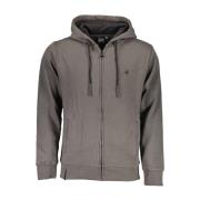 Grijze Hoodie met Rits U.s. Polo Assn. , Gray , Heren