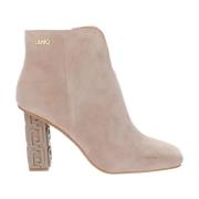 Leren Enkellaarzen Elegant Model Liu Jo , Beige , Dames