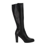 Leren Dameslaarzen Elegant Model Nerogiardini , Black , Dames