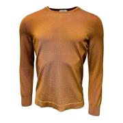 Athleisure Merino Sweater Kurkuma Beige Gran Sasso , Yellow , Heren